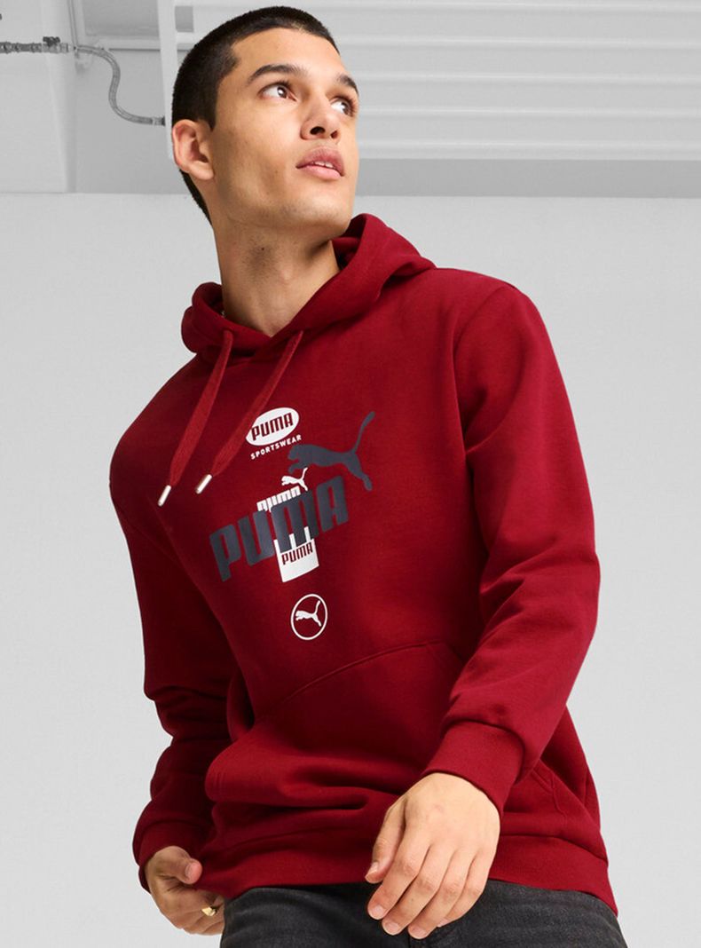Polerón Logotipo Power Graphic Hoodie Fl-0