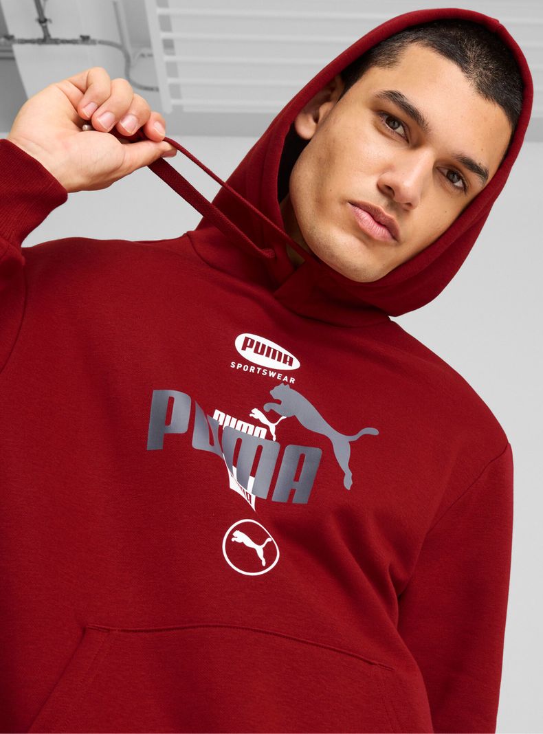 Polerón Logotipo Power Graphic Hoodie Fl-2