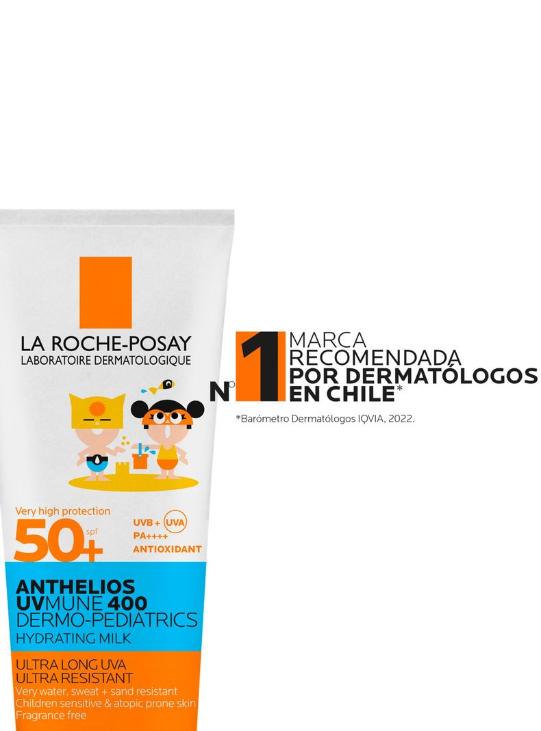 Protector Solar Rostro Niños UV Mune 400 Dermo-Pediatrics Hydrating Lotion FPS 50+ 250ml-2