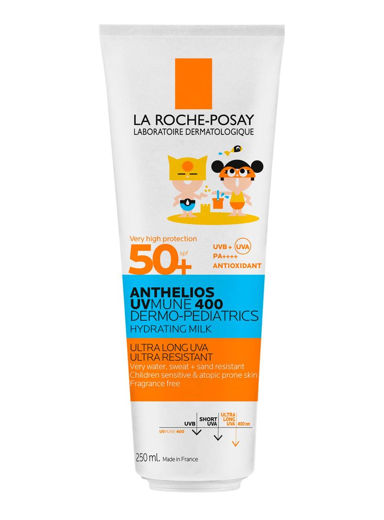 Protector Solar Rostro Niños UV Mune 400 Dermo-Pediatrics Hydrating Lotion FPS 50+ 250ml-0