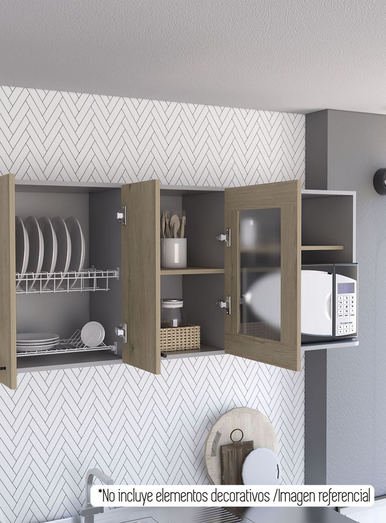 Módulo Superior 150 Kitchen Hasselt Gris-Rovere-4