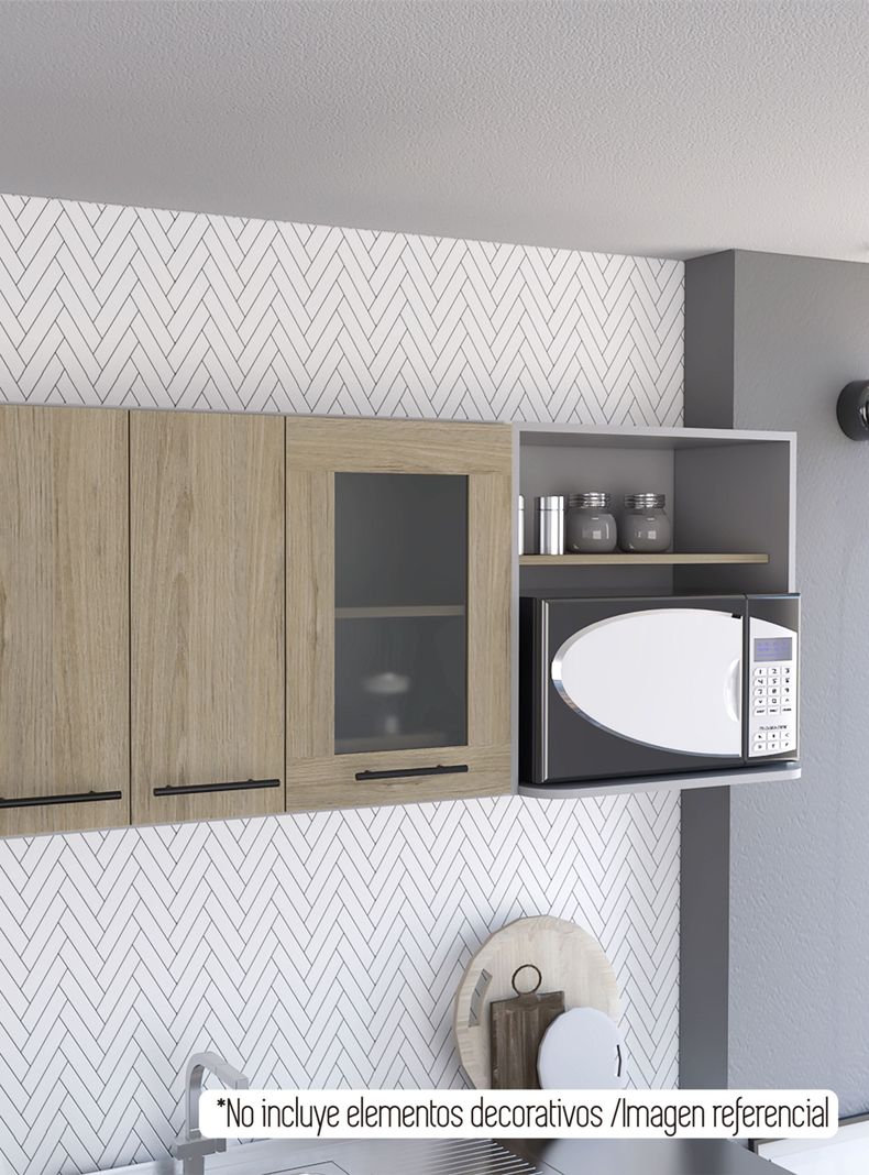 Módulo Superior 150 Kitchen Hasselt Gris-Rovere-5