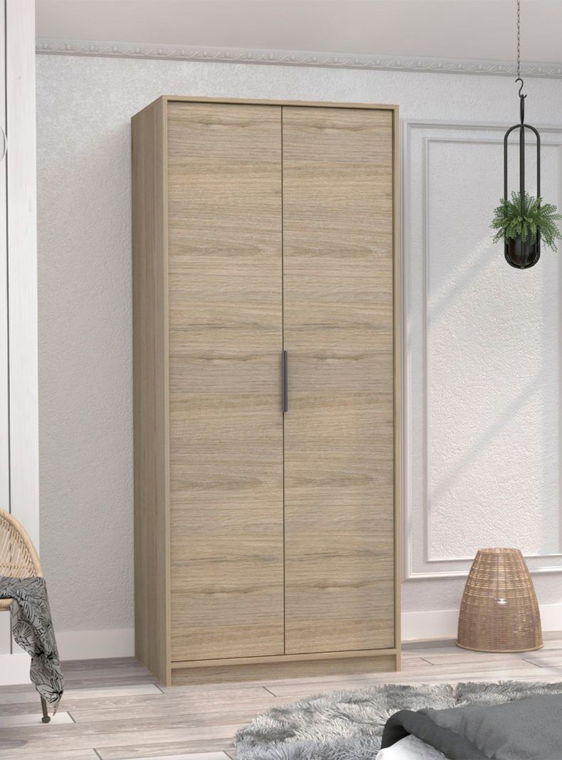 Clóset Kaia 2 Puertas Caramelo-Wengue-4