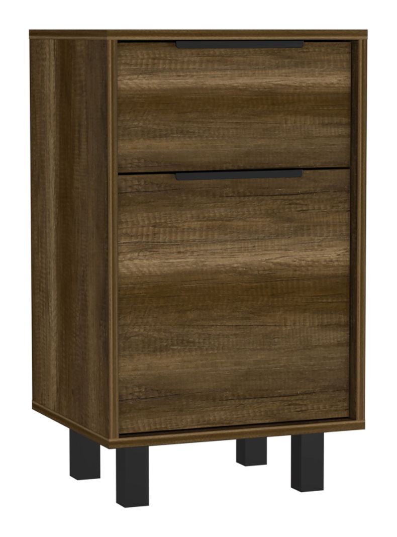 Velador Kaia Z-41 1 Cajón 1 Puerta Caramelo-Wengue-0