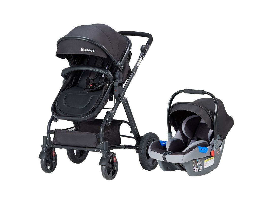 Coche Kidscool Cuna Travel System Negro-0