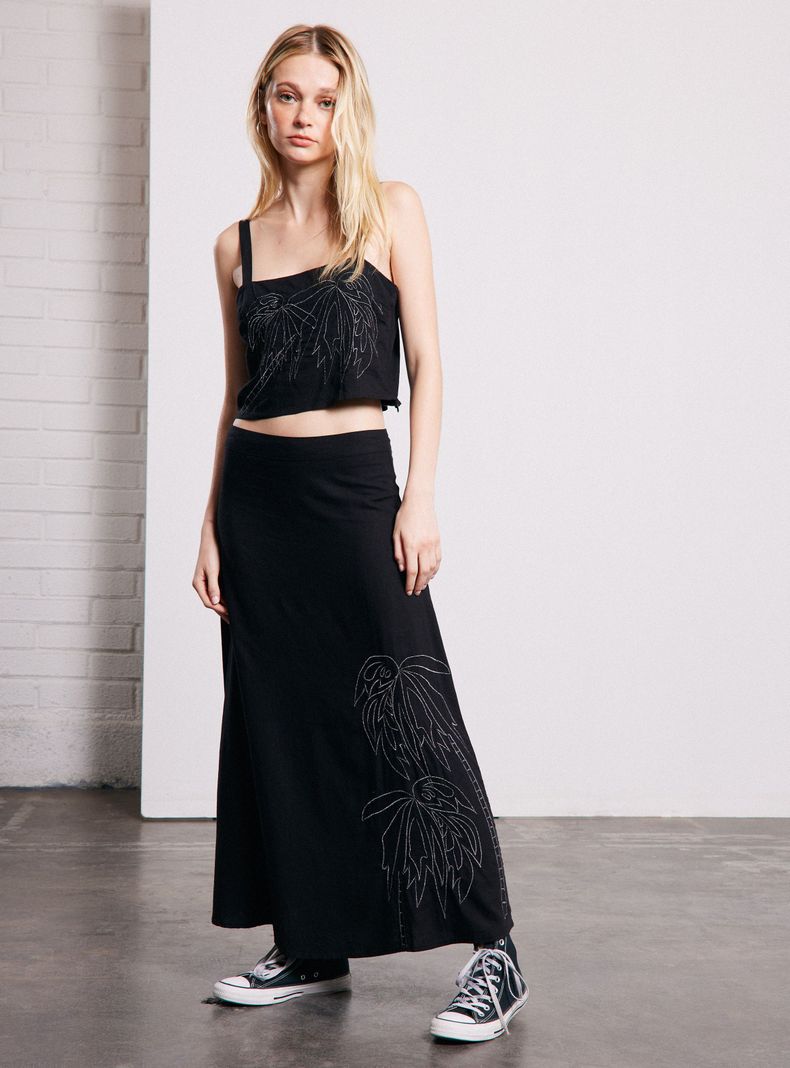 Blusa Bordada Lino-4