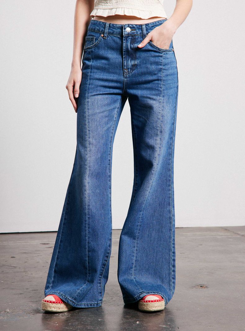 Jeans Flare Foster Pantalones Jeans Foster Mujer Paris Jeans Flare