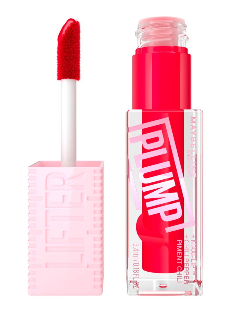 Brillo Labial Lifter Plump Red Flag Maybelline New York 5.4 ml-0