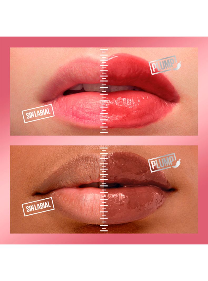 Brillo Labial Lifter Plump Pink Sting Maybelline New York 5.4 ml-3