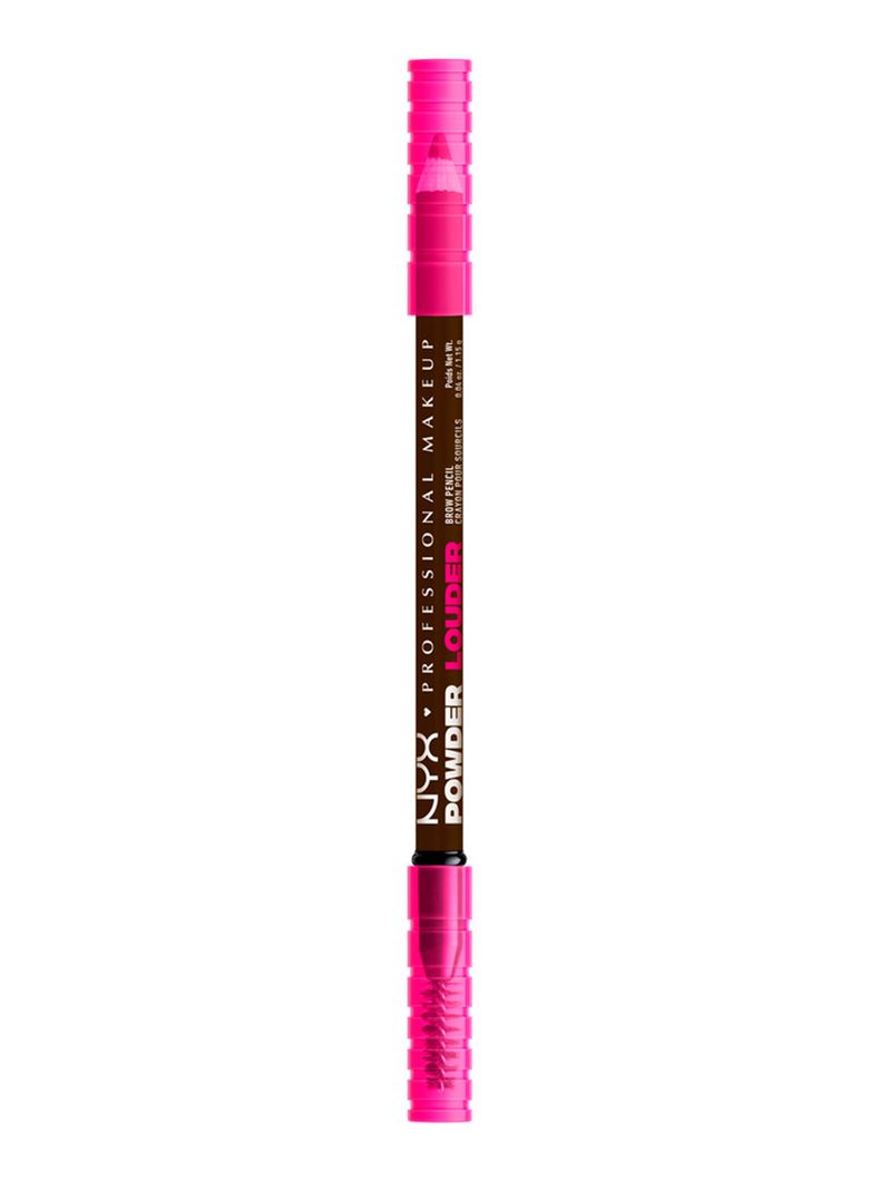 Lápiz de Cejas Nyx Powder Louder Brow Pencil Ash Brown 1.15 g