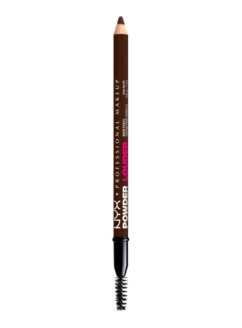 Lápiz de Cejas Nyx Powder Louder Brow Pencil Deep Brown 1.15 g-2