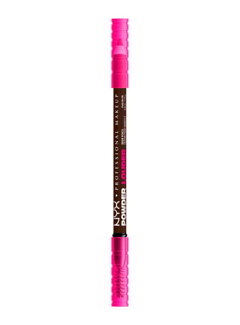 Lápiz de Cejas Nyx Powder Louder Brow Pencil Deep Brown 1.15 g-0