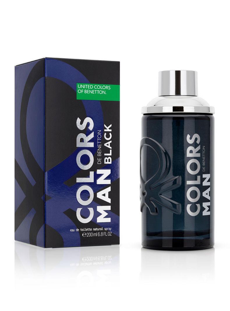 Perfume Colors Black EDT Hombre 200 ml Benetton-1