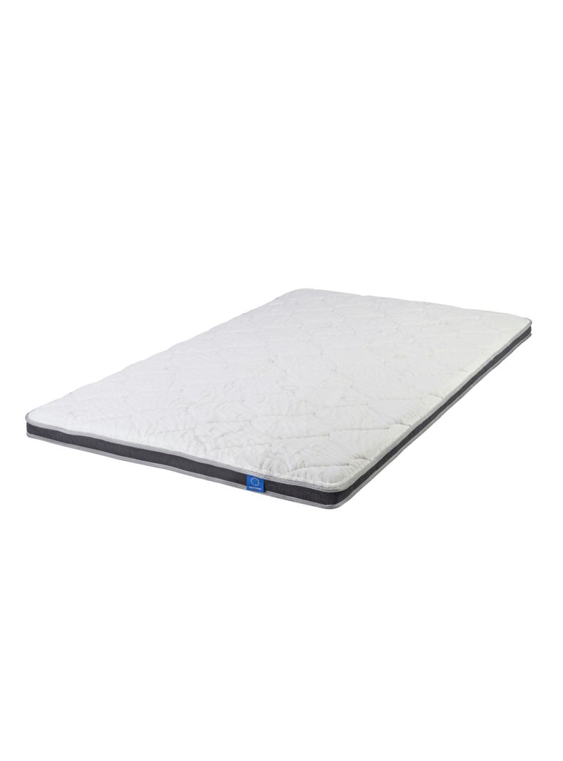 Topper Enrollado Salus 1.5 Plaza Box + Almohada Salus-2