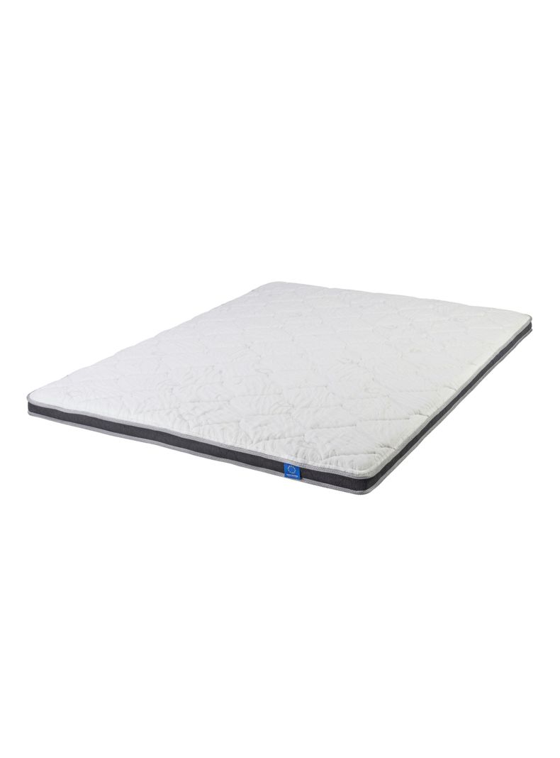 Topper Enrollado Salus 2 Plazas Box + Almohadas Salus-2