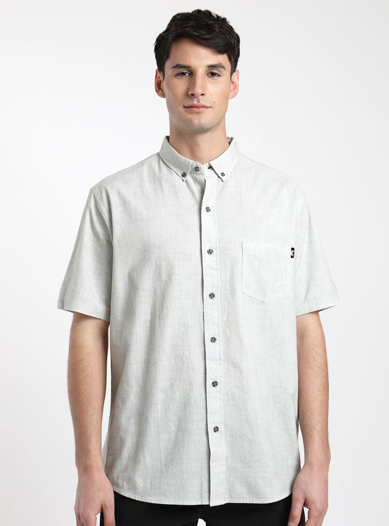 Camisa Manga Corta Texture Basic-0