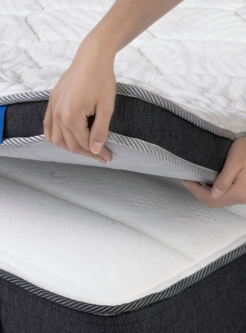 Topper Enrollado Salus 1 Plaza + Almohada Salus-6