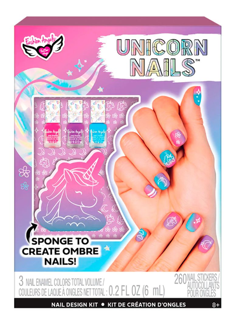 Diseño Uñas Estilo Unicornio-0