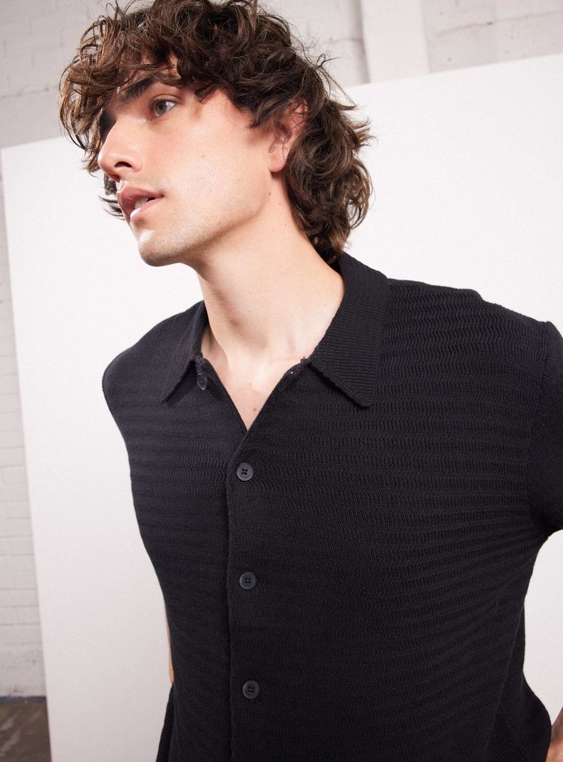 Camisa Tejida Botones-2