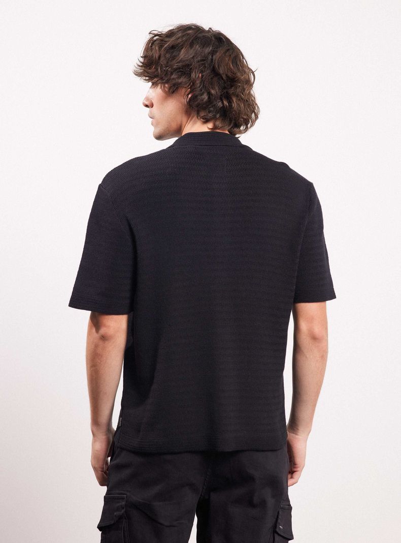 Camisa Tejida Botones-1