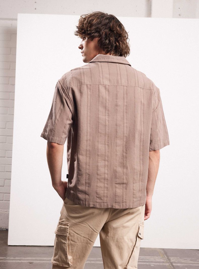 Camisa Rústica Líneas-1