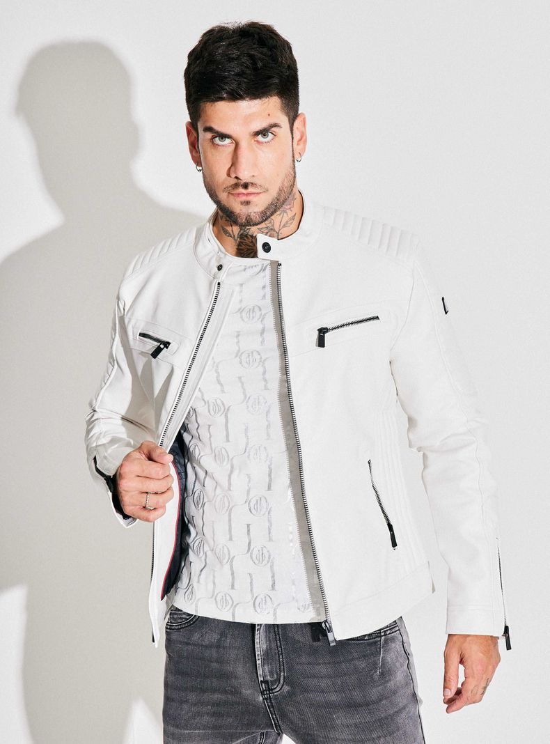 Chaqueta Biker Mossimo Chaqueta Hombre Moda Outfit Con Chaqueta
