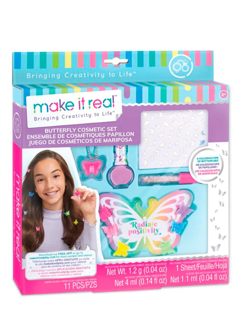 Set Cosmético Sueño Mariposa Niña-0