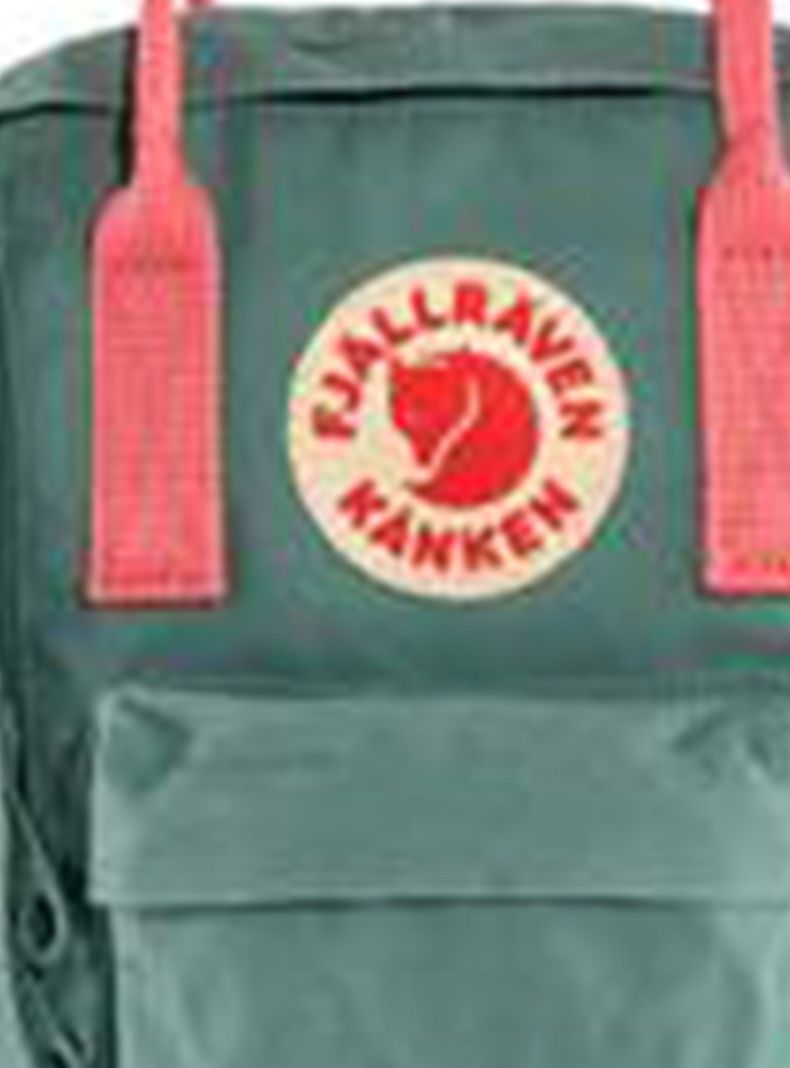 Mochila Sling Forest Green-Peach Pink-1