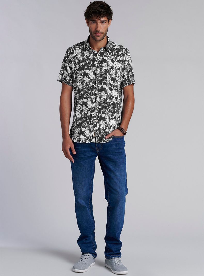 Camisa Estampada Modelo Ohio Slim Fit-2