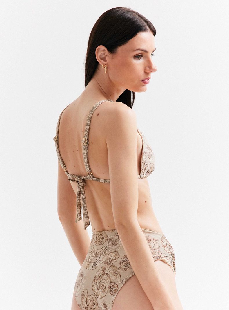 Traje de Baño Top Triángulo Estampado-1