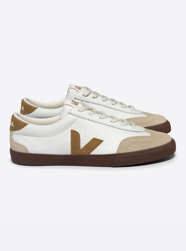 Zapatilla Urbana Mujer Volley Leather Cuero