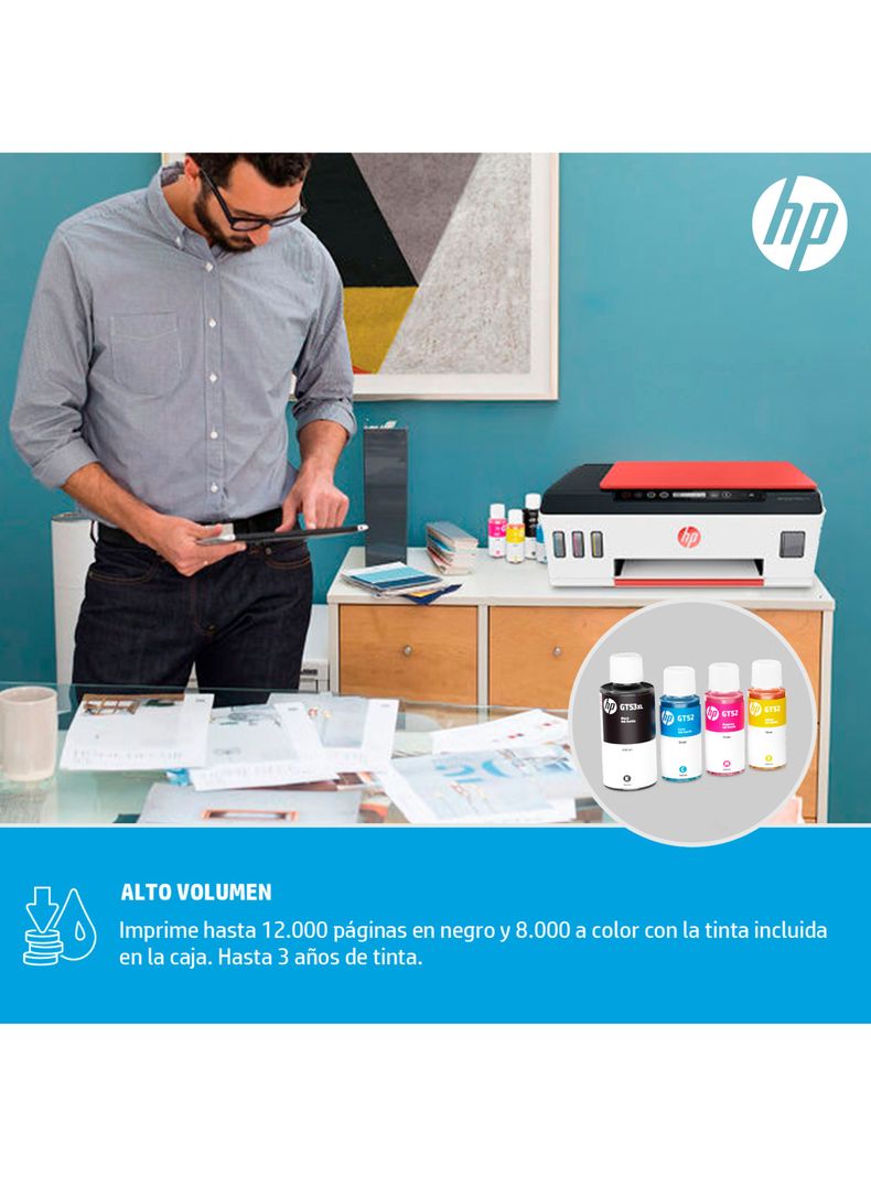 Impresora Multifuncional HP Smart Tank 519-9