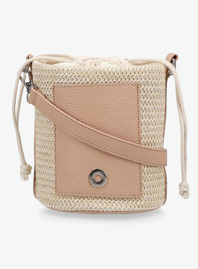 Cartera Crossbody Tipo Saco Look Raffia-2