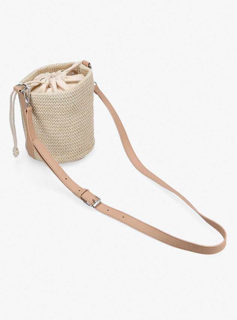 Cartera Crossbody Tipo Saco Look Raffia-4