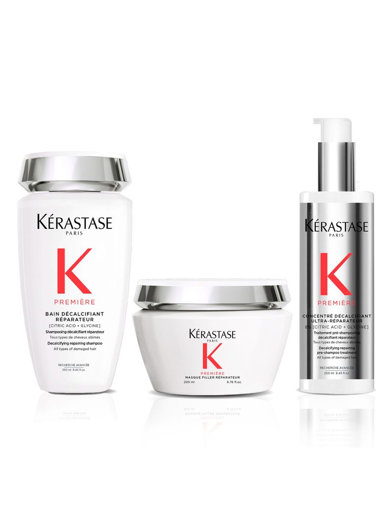 Set Reparación Premiere Shampoo 250ml + Máscara 200 ml + Pre-Shampoo 250ml