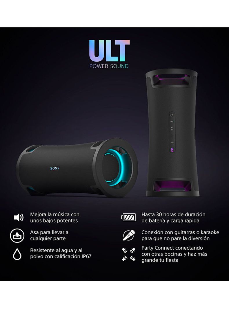 Parlante Bluetooth Portátil Inalámbrico ULT FIELD 7-6