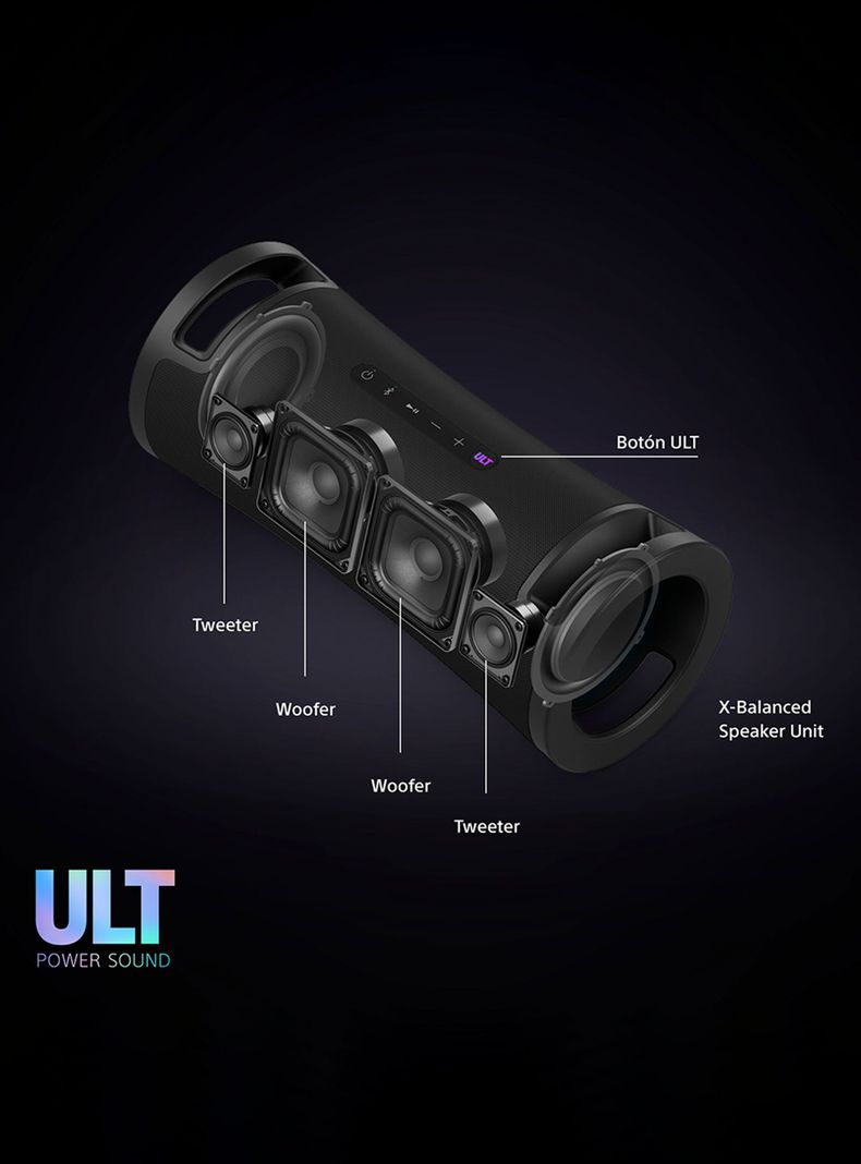 Parlante Bluetooth Portátil Inalámbrico ULT FIELD 7-2