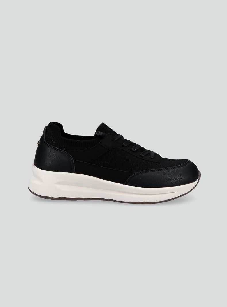 Zapatilla Urbana Acordonada de Mesh Mujer-1