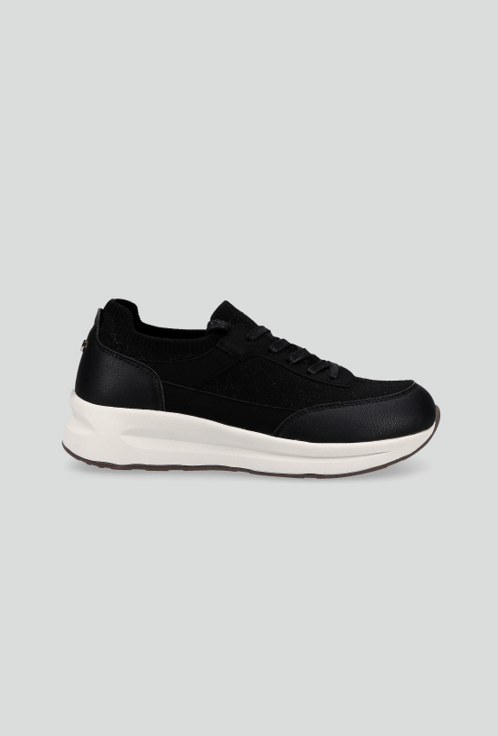 Zapatilla Urbana Acordonada de Mesh Mujer-4