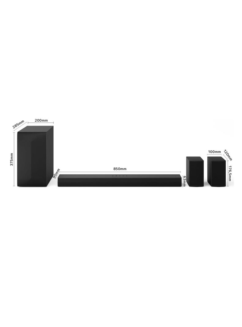 Soundbar S60TR 440W 5.1 Canales-1