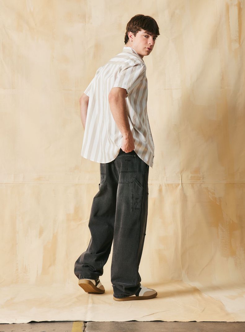 Camisa Rayas Relaxed Fit Cuello Camisero-5
