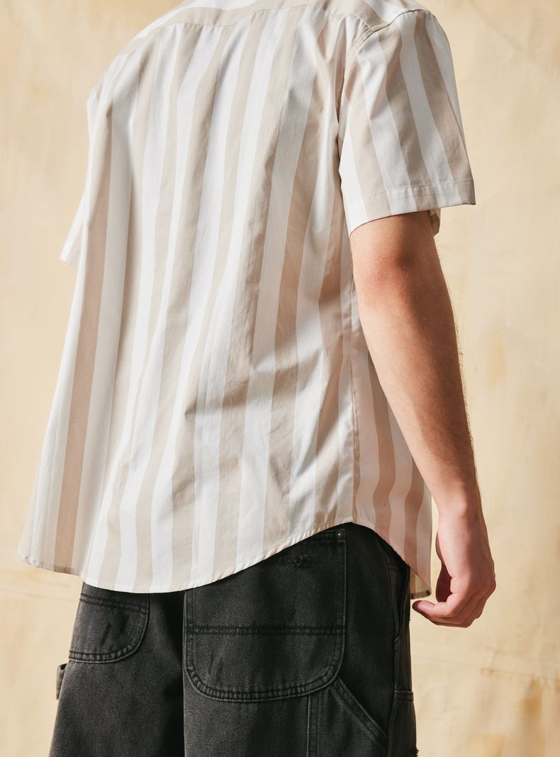 Camisa Rayas Relaxed Fit Cuello Camisero-3