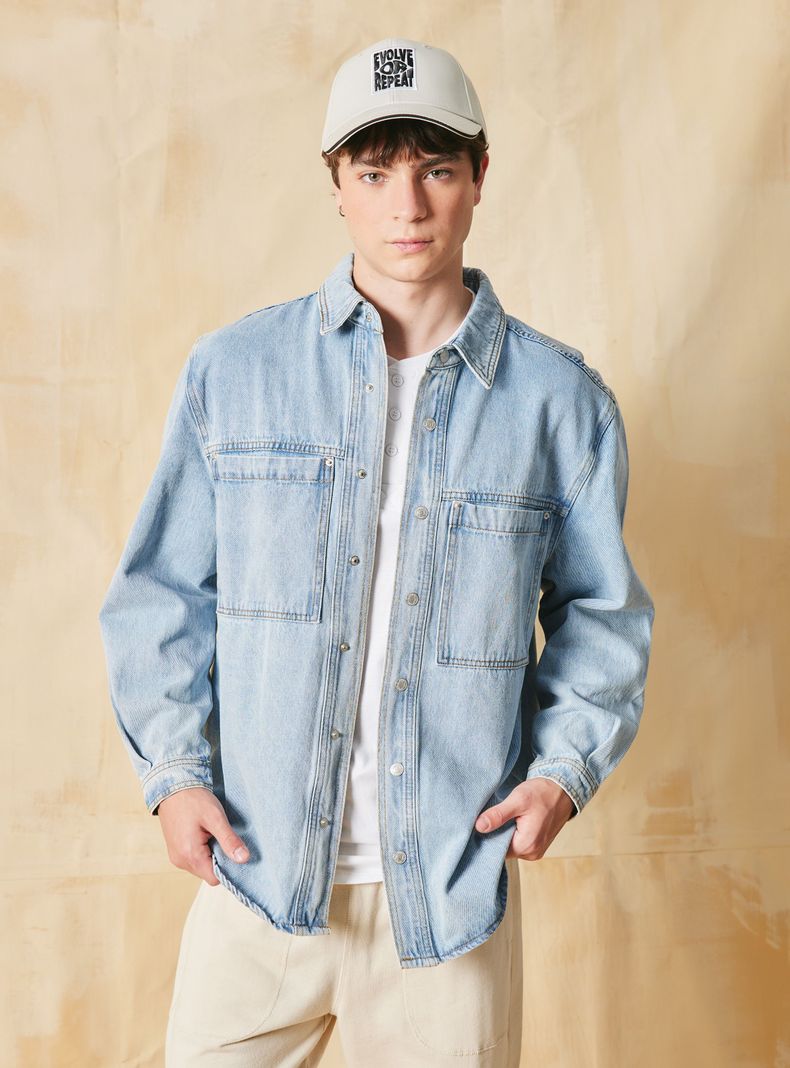 Chaqueta Denim Oversize-0