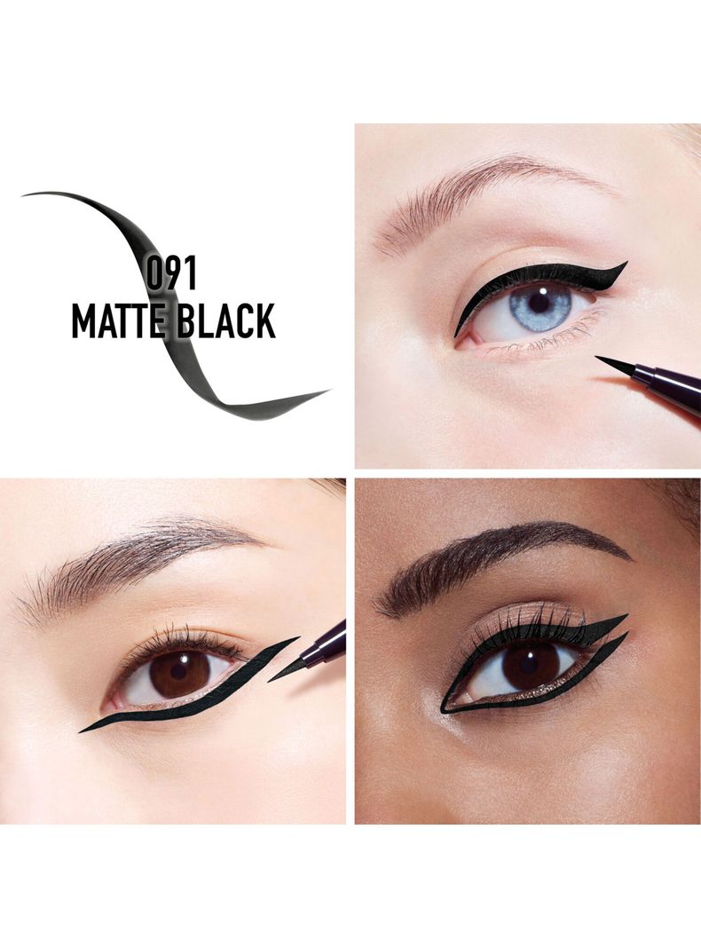 Delineador de Ojos Diorshow On Stage Liner 091 Matte Black 0.55 ml-2
