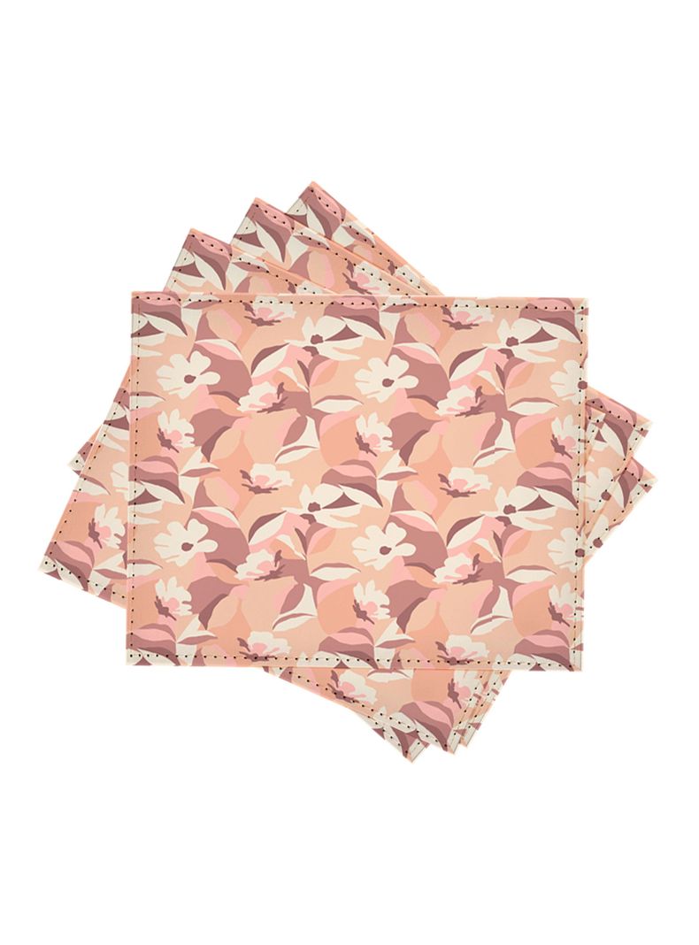 Set 4 Individuales Flores 42x32 cm-0