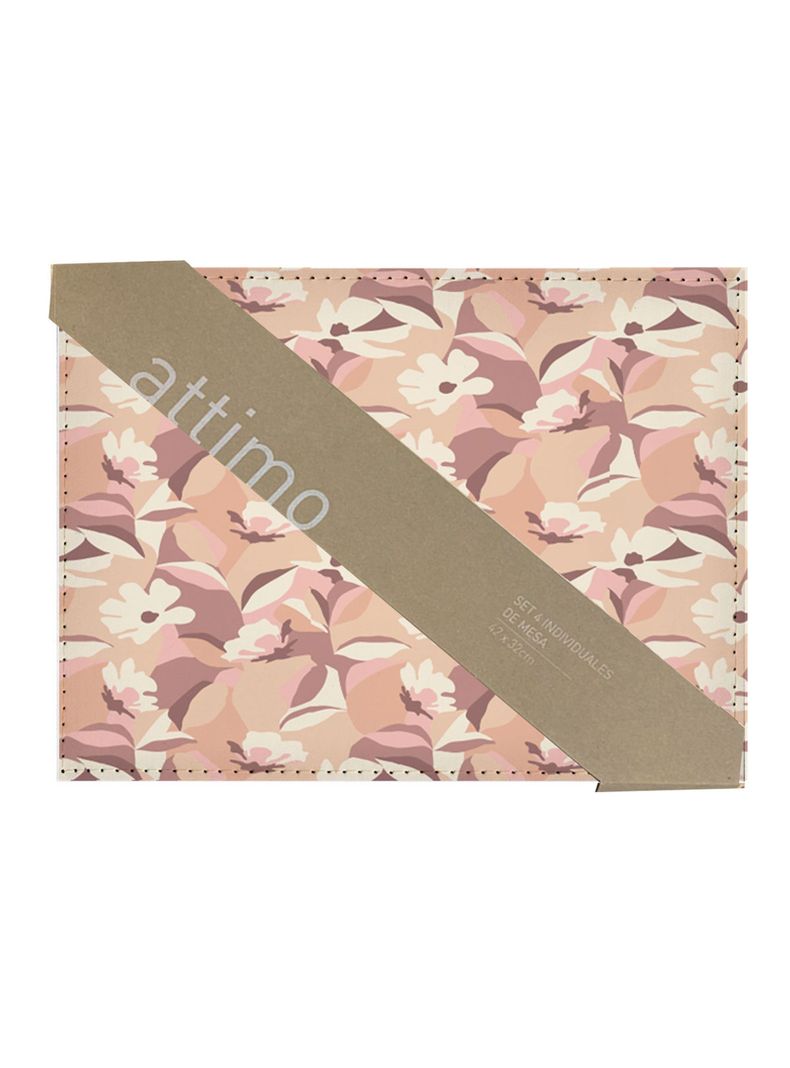 Set 4 Individuales Flores 42x32 cm-3