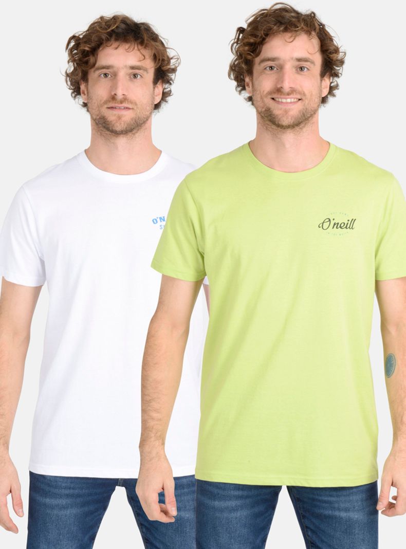 Pack Polera Bicolor Print Logo-0