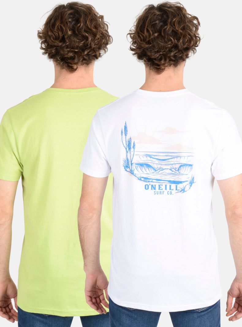 Pack Polera Bicolor Print Logo-1