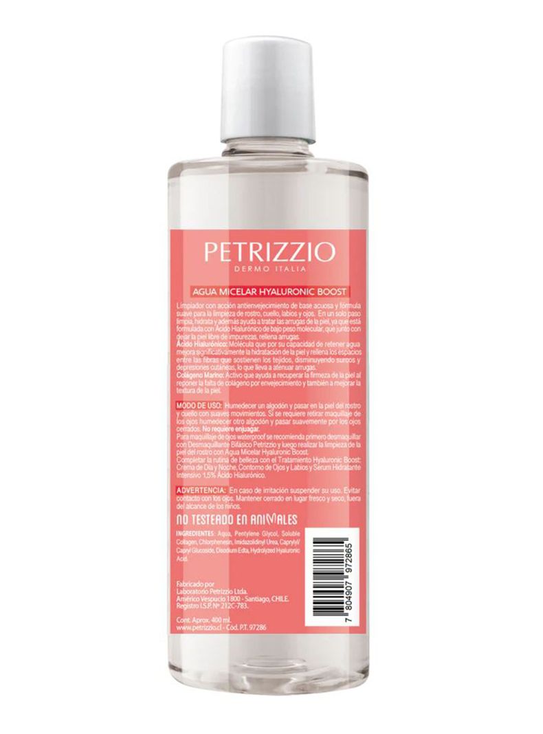 Agua Micelar Acido Hialuronico 400ml-1