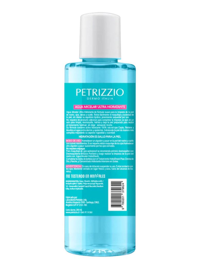 Agua Micelar Ultra Hidratante Hidrashock 200ml-1
